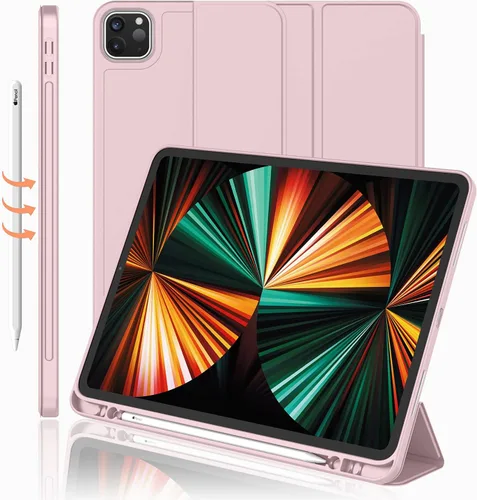Vista 16 de Funda para iPad Pro de 12.9 pulgadas 2022/2021/2020 (6ª/5ª/4ª generación) con soporte para lápiz
