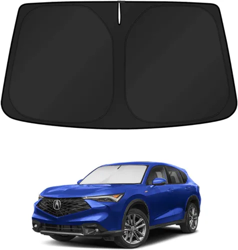 Vista 84 de KUST - Parasol plegable para parabrisas para BMW X1 E84, accesorios 2011 2012 2013 2014 2015, protector de visera de sol ajustable que bloquea