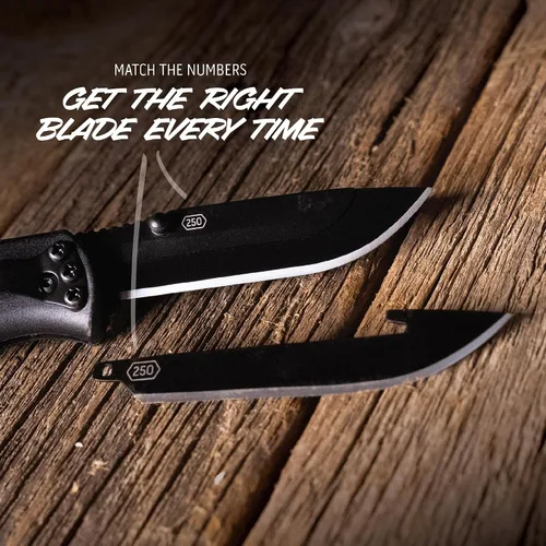 Vista 2 de OUTDOOR EDGE Navaja de bolsillo plegable Razor EDC Lite con clip, cuchillo compacto de hoja reemplazable de 2.5 pulgadas con cuchillas RazorSafe