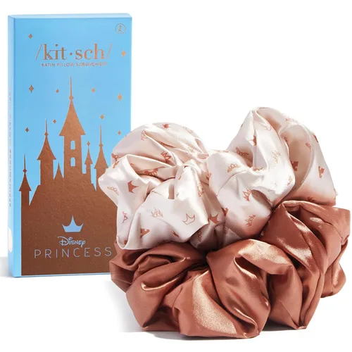 Vista 21 de Kitsch - Coleteros de satén para mujer, bandas para el cabello sin daños, cameo, 5 piezas Wake Up Frizz-Free, No Crease Hair Ties, Softer Than