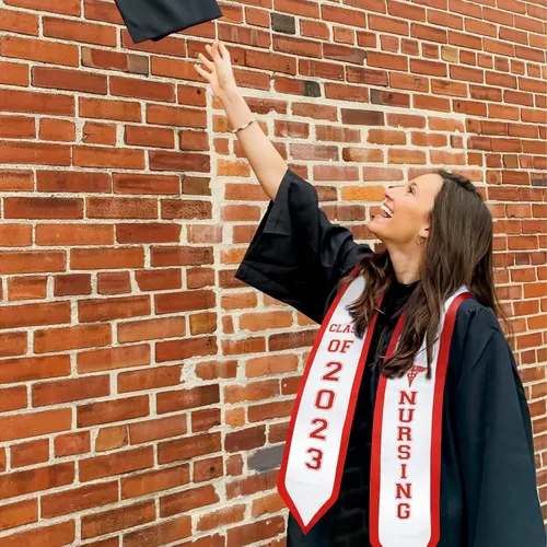 Vista 4 de Vansolinne 2023 Nurse Graduation Stole Class of 2023 Nursing School Graduate Sash Nurse RN Graduation Gift Idea