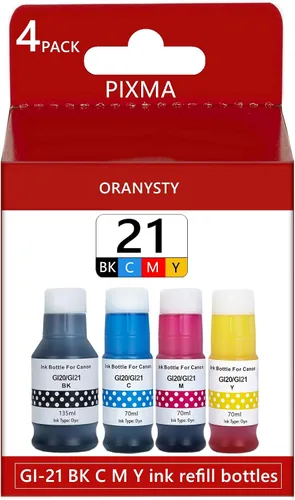Vista 9 de Botellas de tinta de repuesto compatibles con GI290 para Canon PIXMA G1000 G1200 G1800 G2100 G2200 G2400 G2800 G3200 G3600 G3800 G4100 G4600 G4211 0