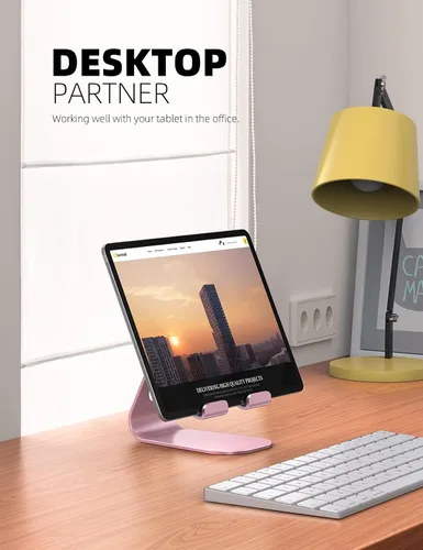 Vista 32 de Soporte ajustable para ipad, soporte para tableta Lamicall, Gris espacial