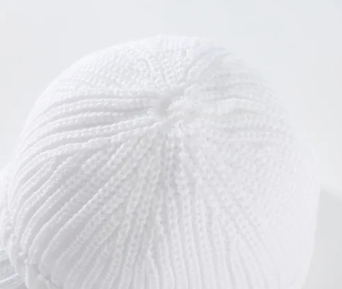 Vista 7 de Home Prefer - Gorro de punto grueso de invierno con visera para hombre