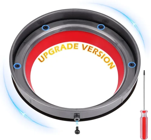 Vista 8 de Parte del contenedor de polvo - Anillo de sellado de repuesto compatible con aspiradora Dyson Cyclone V10 SV12, parte de copa de suciedad