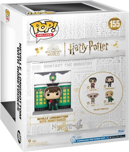 Vista 4 de Funko Pop! Deluxe: Harry Potter: Hogsmeade - Neville Longbottom con Honeydukes