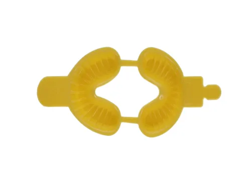 Vista 6 de 108111 Bandejas de Fluoruro Espuma Doble Arco Medio Blanco 100/Pk