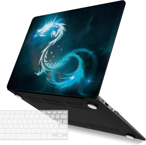 Vista 26 de IBENZER - Funda compatible con MacBook Air de 11 pulgadas, modelo A1370 A1465, funda de plástico suave al tacto, rígida, en paquete con funda