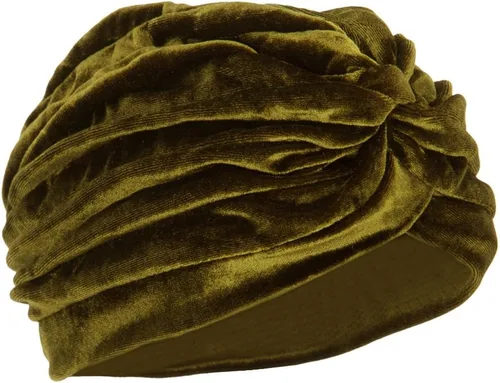 Vista 4 de Jeanne Simmons Sombrero turbante de terciopelo para mujer