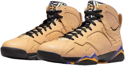 Vista 3 de Jordan 7 Retro Afrobeats Vachetta TanBlack-Taxi (DZ4729 200) para hombre