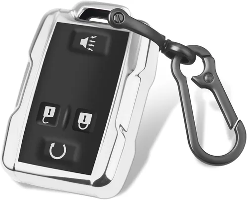 Vista 16 de QBUC - Funda para llavero Chevy con llavero (A: negro)