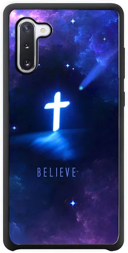 Vista 29 de Funda VUTTOO para Samsung Galaxy Note 20 Ultra - Cross Religious Christian Blue Purple Galaxy Christian Cross Pattern Phone Case Soft TPU