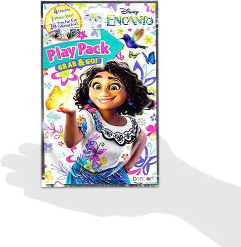 Vista 3 de Disney Encanto - Paquete de recuerdos y suministros para fiestas de cumpleaños para niños, paquete con 12 paquetes de actividades Encanto