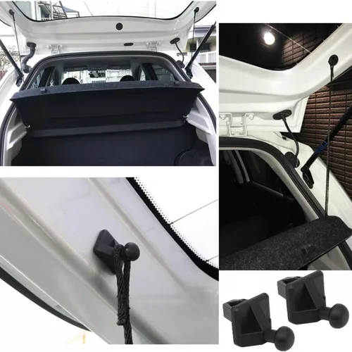 Vista 4 de Funda de carga Compatible con Nissan Kicks 2024 2017 2018 2019 2020 2021 2022 2023, protector de maletero, negro