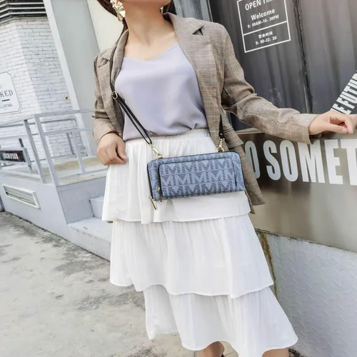 Vista 2 de MKF Collection Bolso cruzado para mujer, diseño de mensajero, cartera de mano