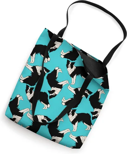 Vista 2 de Bolsa de mano con diseño de Border Collie para amantes de los perros, dueño de perros, con borde Collie