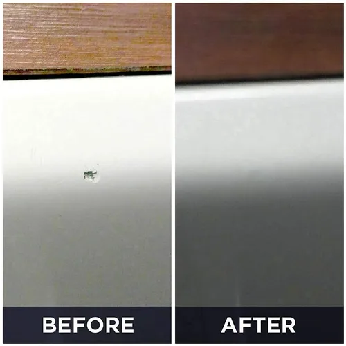 Vista 2 de MagicEzy Reparación de Astillas en 9 Segundos (Midnight) Relleno de Reparación de Fibra de Vidrio Marina - Reparación de Gelcoat de Barco