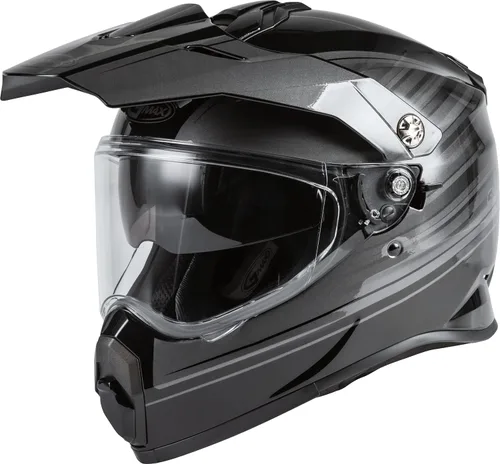 Vista 2 de Gmax AT-21 Adventure Raley Casco Rojo Blanco