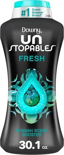 Vista 24 de Downy Unstopables - Perlas potenciadoras de aroma de lavandería para lavadora, exuberante, 10 onzas (paquete de 4)