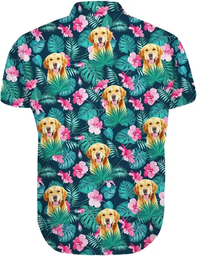 Vista 4 de GEPOS Camisa con botones para hombre Parent Dog 1