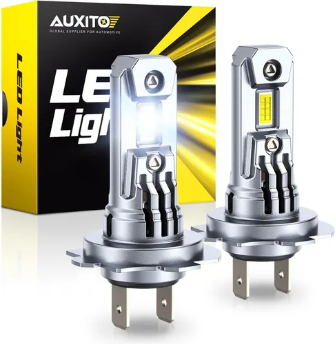 Vista 14 de AUXITO - Bombillas LED H13, 900% más brillantes, 120W, 24000 lúmenes por set, 6500 K, color blanco frío, 9008, bombillas LED, kit de repuesto