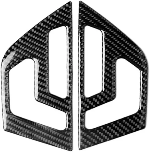 Vista 27 de para Mercedes-Benz Clase C W204 2011-2013 Real Cubierta de Panel de Fibra de Carbono Suave para Aire Acondicionado, Adhesivo de Marco de Panel