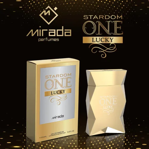 Vista 7 de MIRADA Stardom One Lucky, Eau de Parfum (EDP) para hombre de 3.4 onzas líquidas (3.4 fl oz), perfume para hombre con notas de ciruela, pomelo