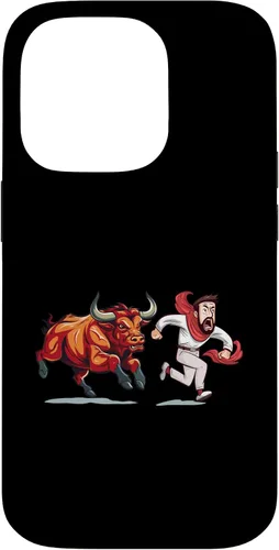 Vista 16 de Funda para iPhone 15 Pro Saint Fermin Bulls Running