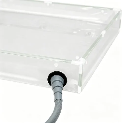 Vista 7 de Sartén de ducha portátil, plegable, compacta, antideslizante, base de ducha para caravana con puerto de drenaje integrado, lavabo impermeable
