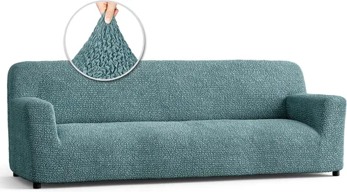 Vista 18 de PAULATO BY GA.I.CO. Funda para Silla - Funda para Sillón - Funda para Sillón - Funda de Tela Suave - Protector de Muebles Elegante de Ajuste Ceniza