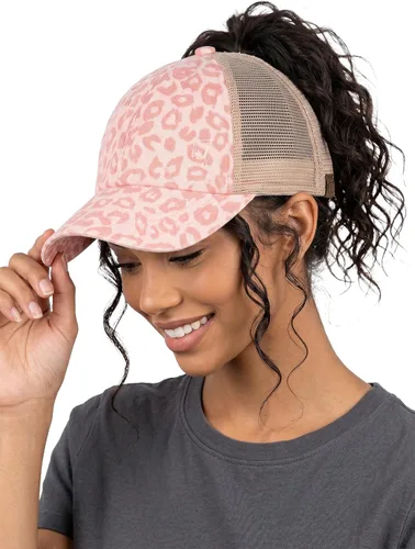 Vista 56 de Funky Junque - Sombrero de cola de caballo para mujer, gorra de béisbol con ajuste ajustable y cola de caballo alta cruzada para uso diario Paquete