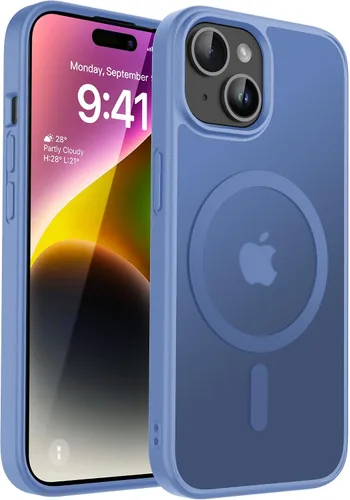 Vista 96 de CACOE Funda magnética para iPhone 12 y iPhone 12 Pro de 6.1 pulgadas - Compatible con MagSafe y soporte magnético para teléfono en el automóvil,
