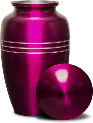 Vista 13 de Eternal Harmony Urna grande para cenizas, jarrón de cremación masculino y femenino para cenizas humanas, sello seguro y bolsa de terciopelo, jarrón