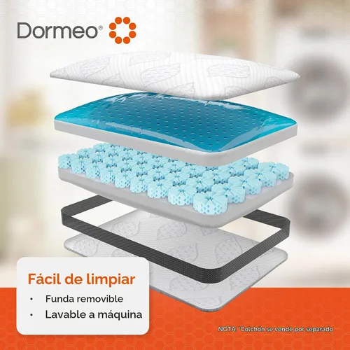 Vista 8 de Dormeo Almohada de cama Dark King - Gel Octaspring y espuma viscoelástica