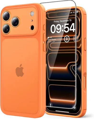 Vista 116 de TAURI Funda para iPhone 17, antiamarilleamiento con protector de pantalla, protección de grado militar, a prueba de golpes, delgada para iPhone 17