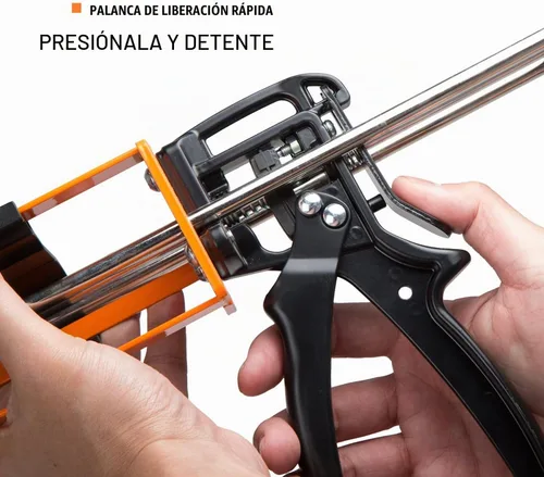 Vista 5 de 200 ml (1:1 y 2:1) Pistola de cartucho de doble componente de alta relación de empuje 26:1