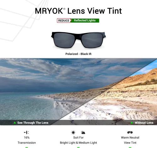 Vista 4 de mryok Lentes de repuesto para Oakley ProbationOpciones