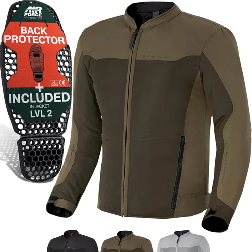 Vista 9 de SHIMA OPENAIR - Chaqueta de moto para hombre - Ligera, transpirable, de verano, de malla, para ciudad, para ciclista Negro