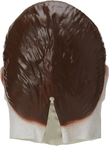 Vista 2 de Disguise Máscara, accesorio oficial de disfraz de Michael Myers de Halloween, tamaño individual para adulto, talla única, color blanco, Blanco