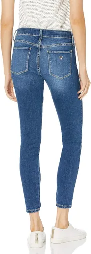 Vista 2 de GUESS Jeans ajustados y elásticos de tiro medio para mujer