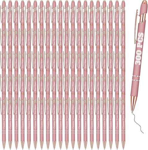 Vista 15 de Bolígrafos personalizados a granel 10 con nombre, grabados con punta de lápiz, bolígrafos de bola personalizados de escritura suave, regalos