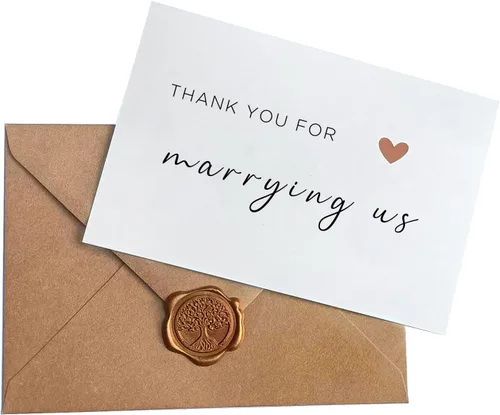 Vista 9 de Tarjeta de artista de maquillaje de boda, tarjeta de agradecimiento para peluquería, agradecimiento por hacerme lucir hermosa, tarjeta de boda