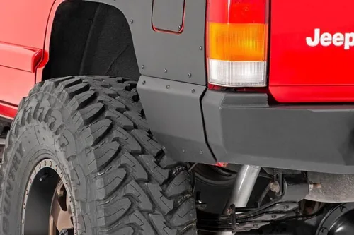 Vista 2 de Rough Country Armadura de panel de cuarto inferior trasero para Jeep Cherokee XJ 97-01 - 10572