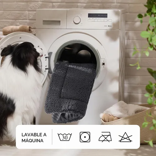 Vista 4 de Bedsure Cama Lavable para Jaula de Perro para Perros Pequeños, Alfombra de Espuma Suave para Suelo de Mascotas, Almohadilla Versátil y Ligera
