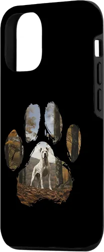 Vista 2 de iPhone 15 Dogo Argentino Mountain Paw Design Dog Mom Dad Case