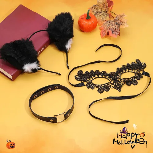 Vista 6 de TOKUFAGU Diadema de Halloween con cuernos de diablo con purpurina para adultos y niños, cuerno de diablo para fiesta de Halloween