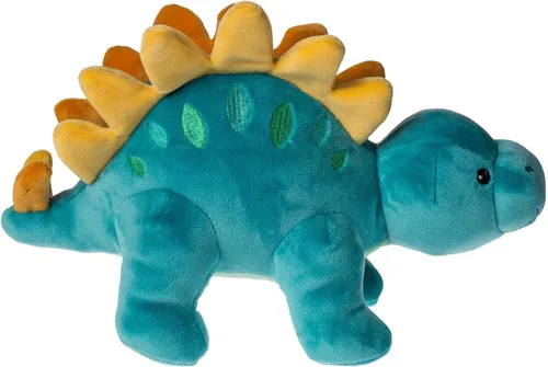 Vista 2 de Mary Meyer - Peluche de animal suave como almohada, juguete de 10 pulgadas, dinosaurio estegosaurio azul