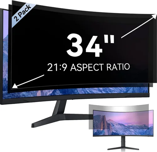Vista 12 de Pantalla magnética de privacidad para MacBook Pro de 13 pulgadas (2016-2022, M1, M2), filtro de luz azul antirreflejos con cubierta de cámara