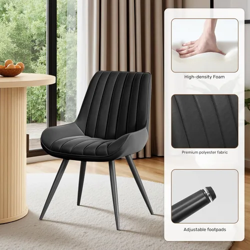 Vista 37 de Miereirl Moderno juego de comedor de 5 piezas para mesa redonda de madera de 4,31.5 pulgadas con estante de almacenamiento semiabierto y puerta