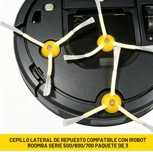 Vista 2 de INF Cepillo lateral de repuesto compatible con iRobot Roomba 500/600/700